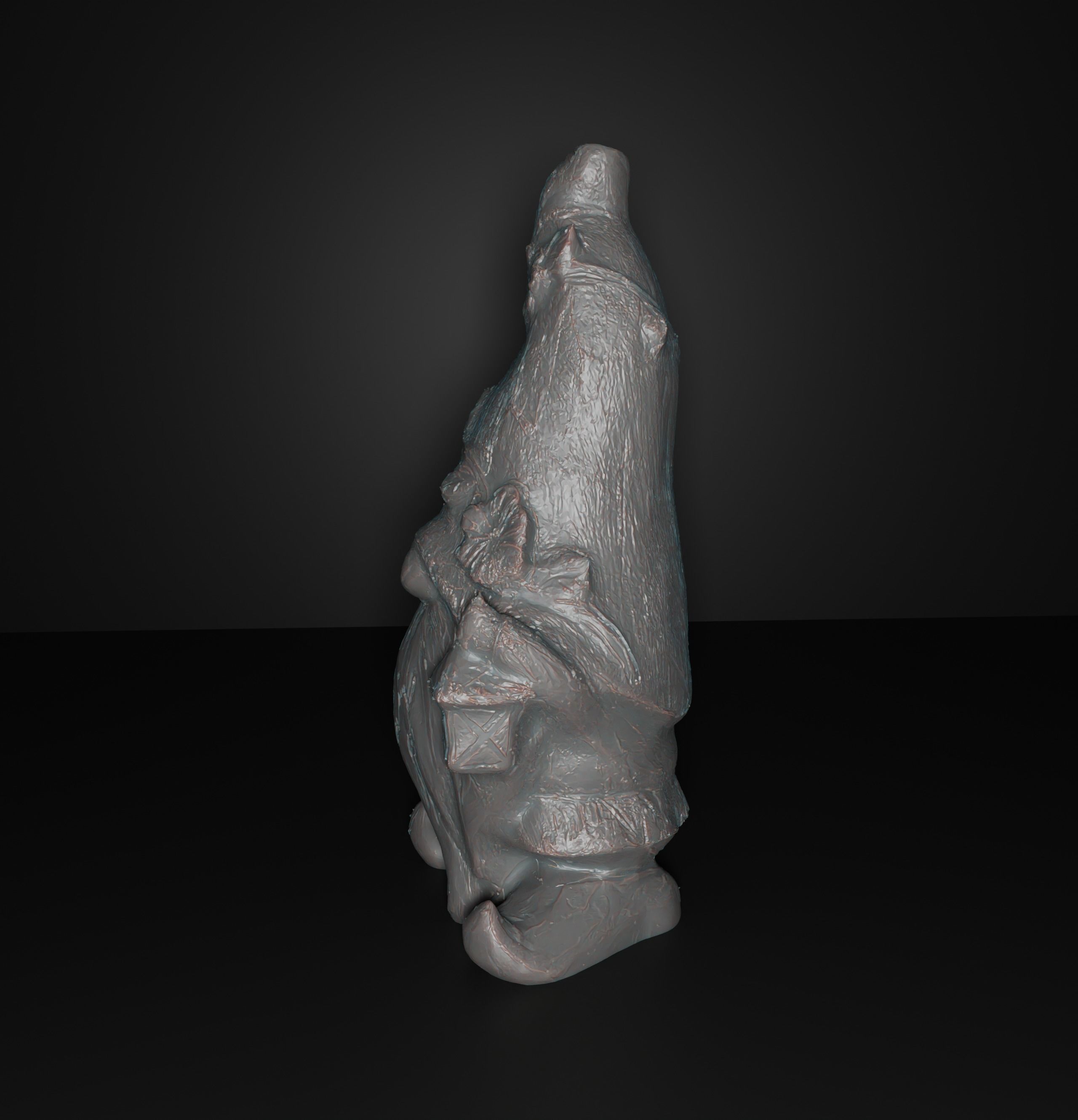 Gnome Lantern 3D print model_3