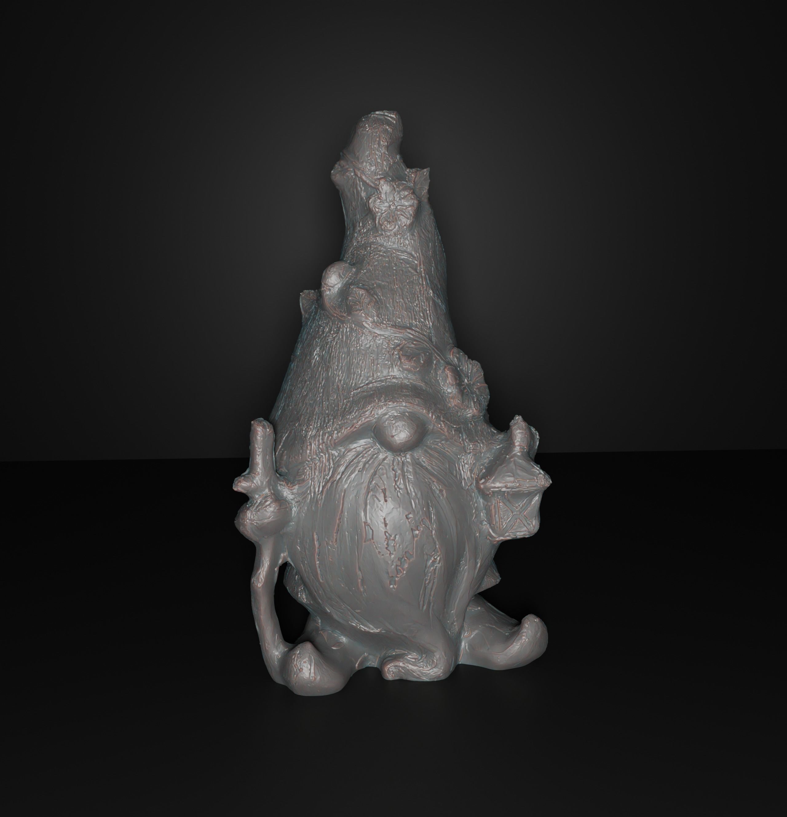Gnome Lantern 3D print model_1