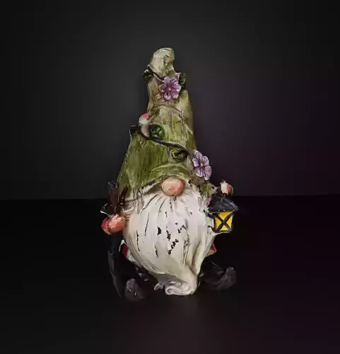 Gnome Lantern 3D print model