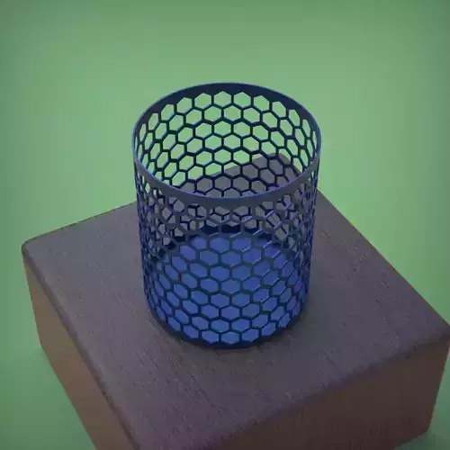 Honeycomb Pen Holder 3D print model
