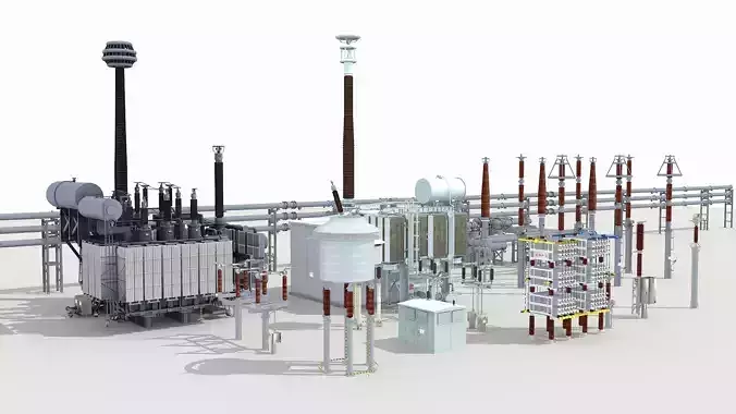 Electrical Power Equipment 2 3D model