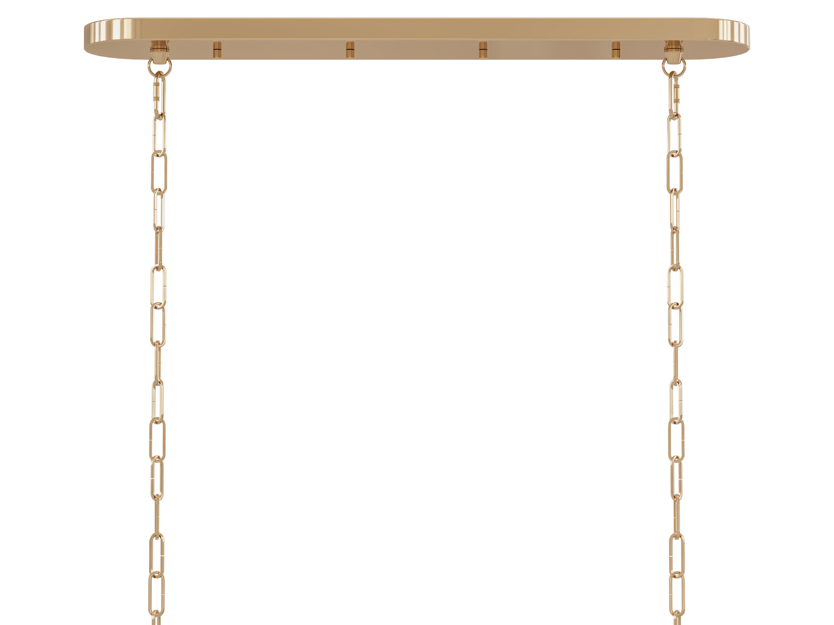 Ghiaccio Oval Chandelier Large 3D model_2