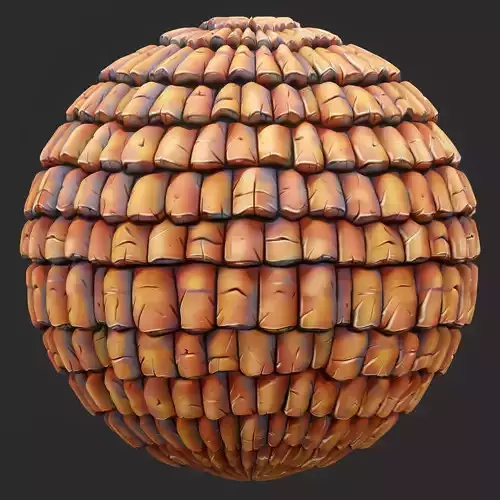 Stylized Roof Seamless Texture