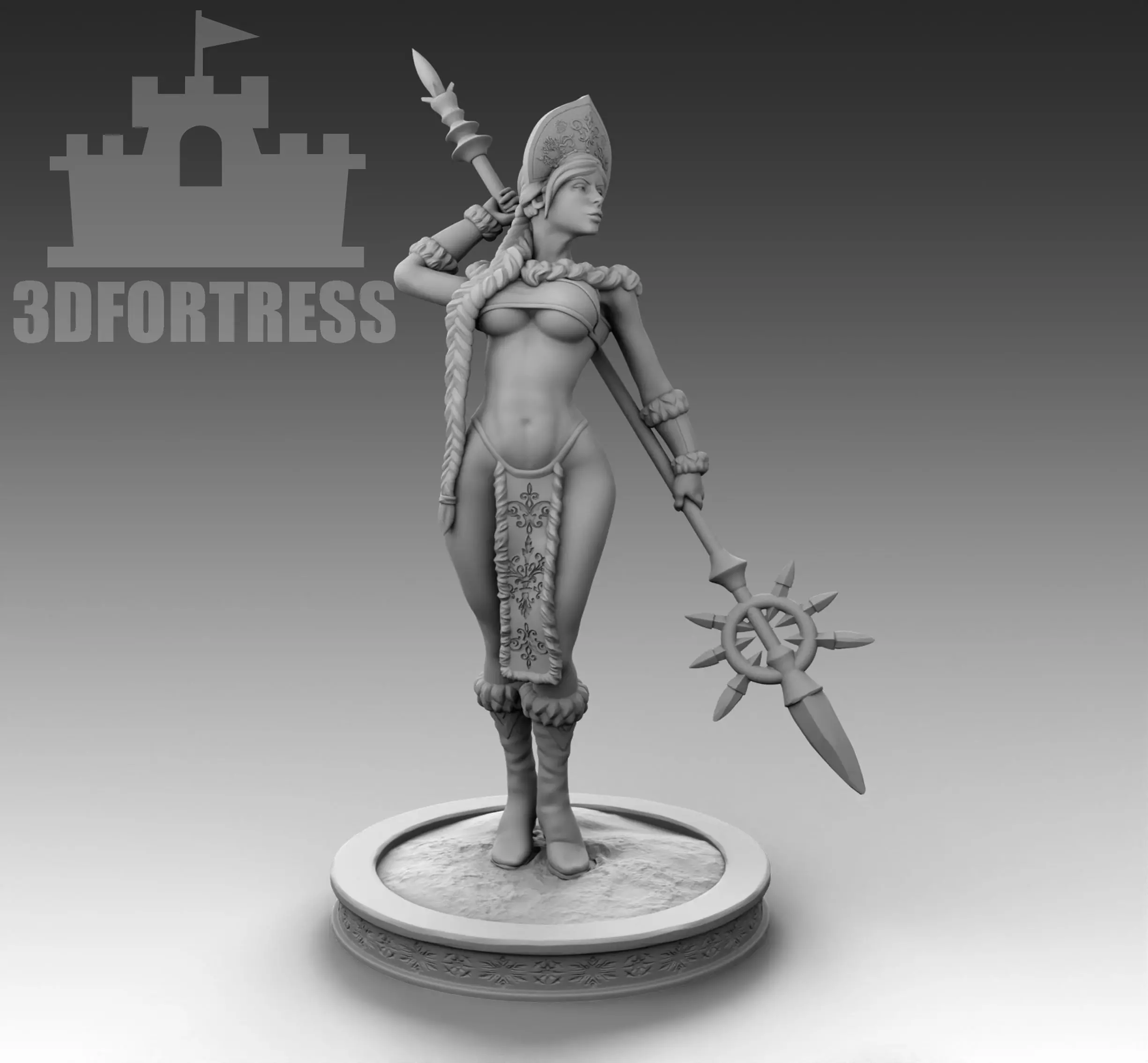 Jarls wife 3D print model_0