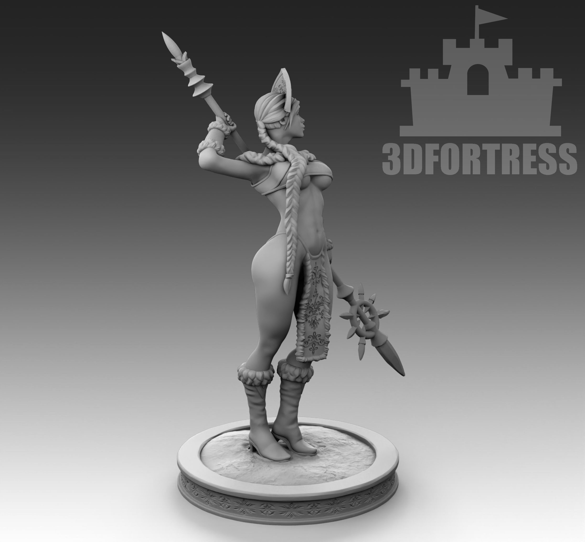 Jarls wife 3D print model_3
