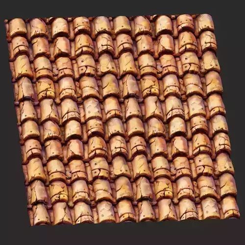 Stylized Roof Seamless Texture