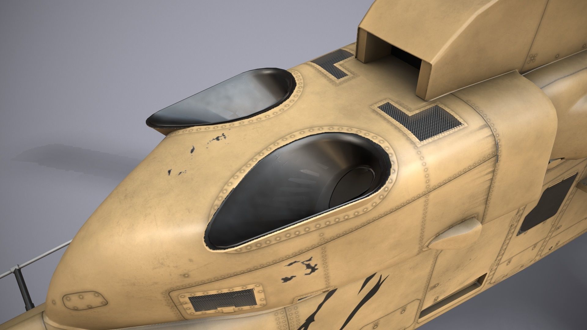 EC-665 Tiger HAD Block 2 France Basic Low-poly 3D model_15