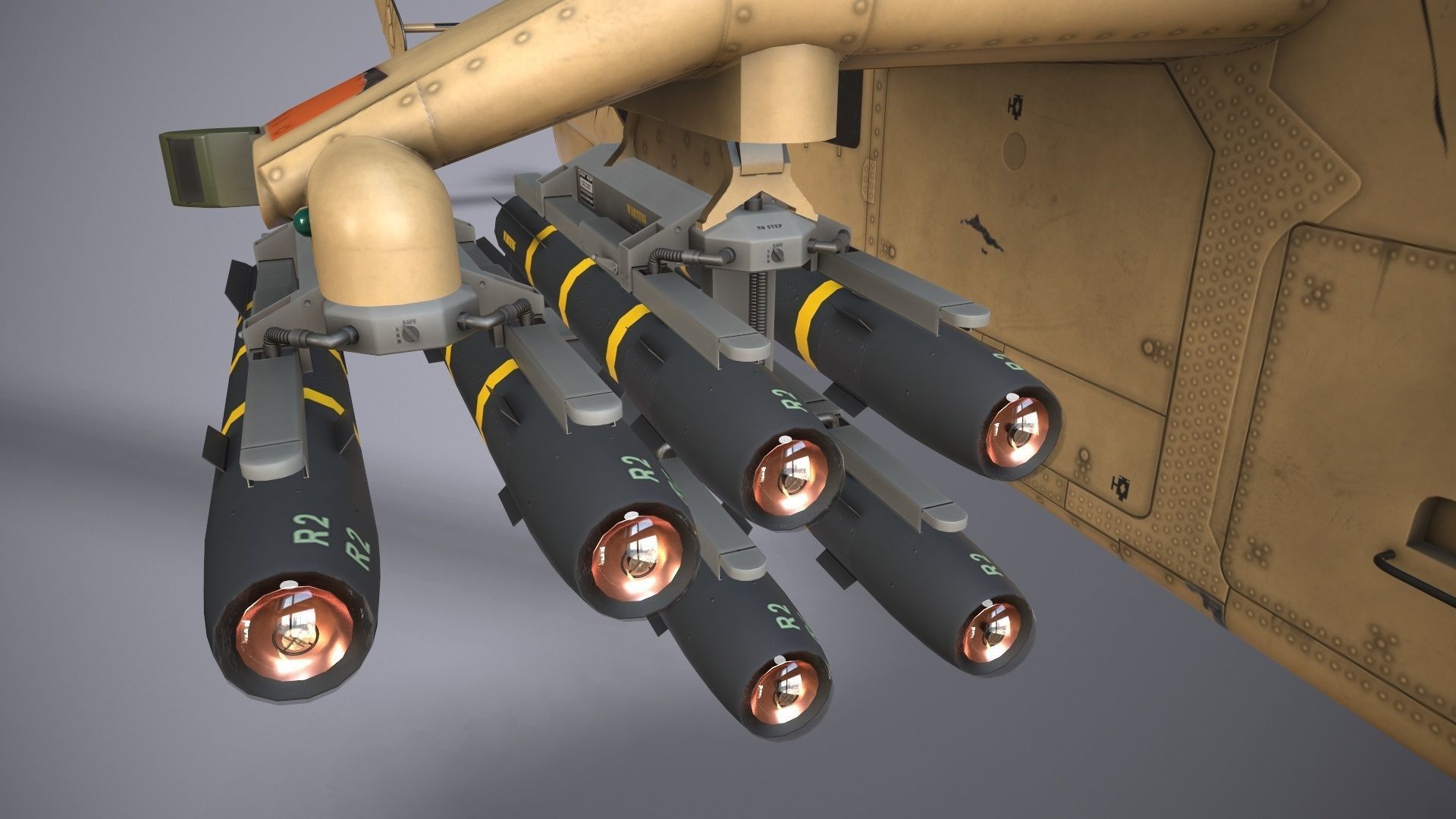 EC-665 Tiger HAD Block 2 France Basic Low-poly 3D model_25