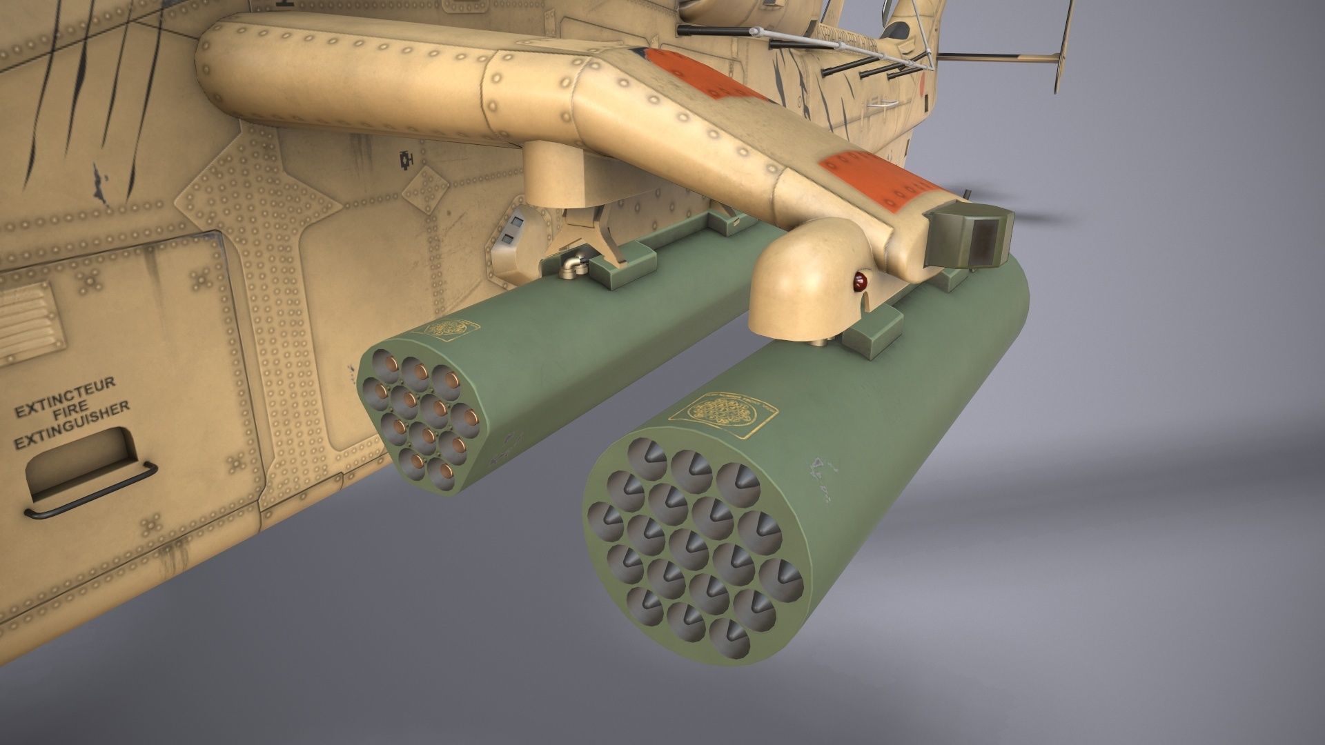 EC-665 Tiger HAD Block 2 France Basic Low-poly 3D model_21