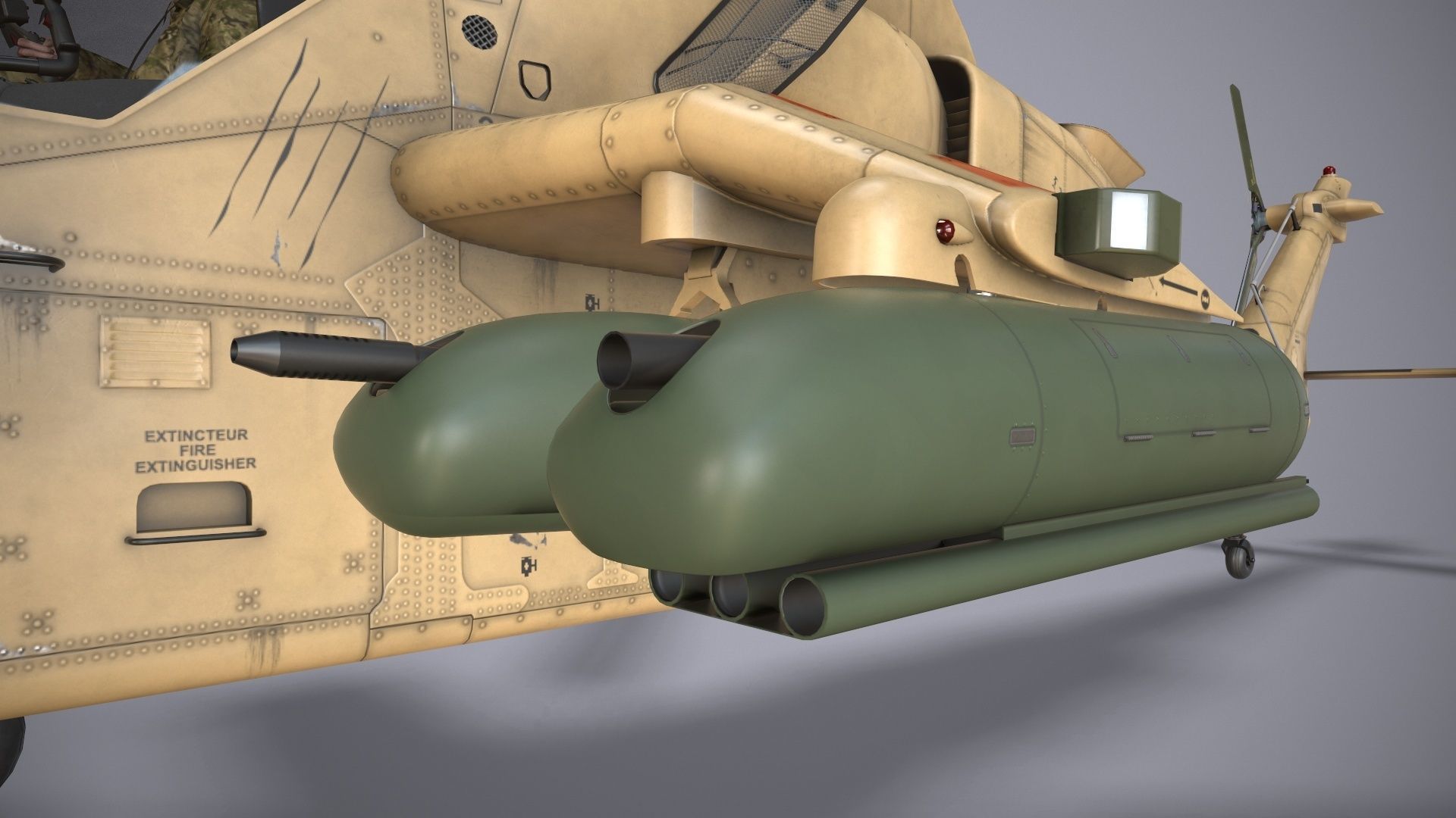 EC-665 Tiger HAD Block 2 France Basic Low-poly 3D model_20