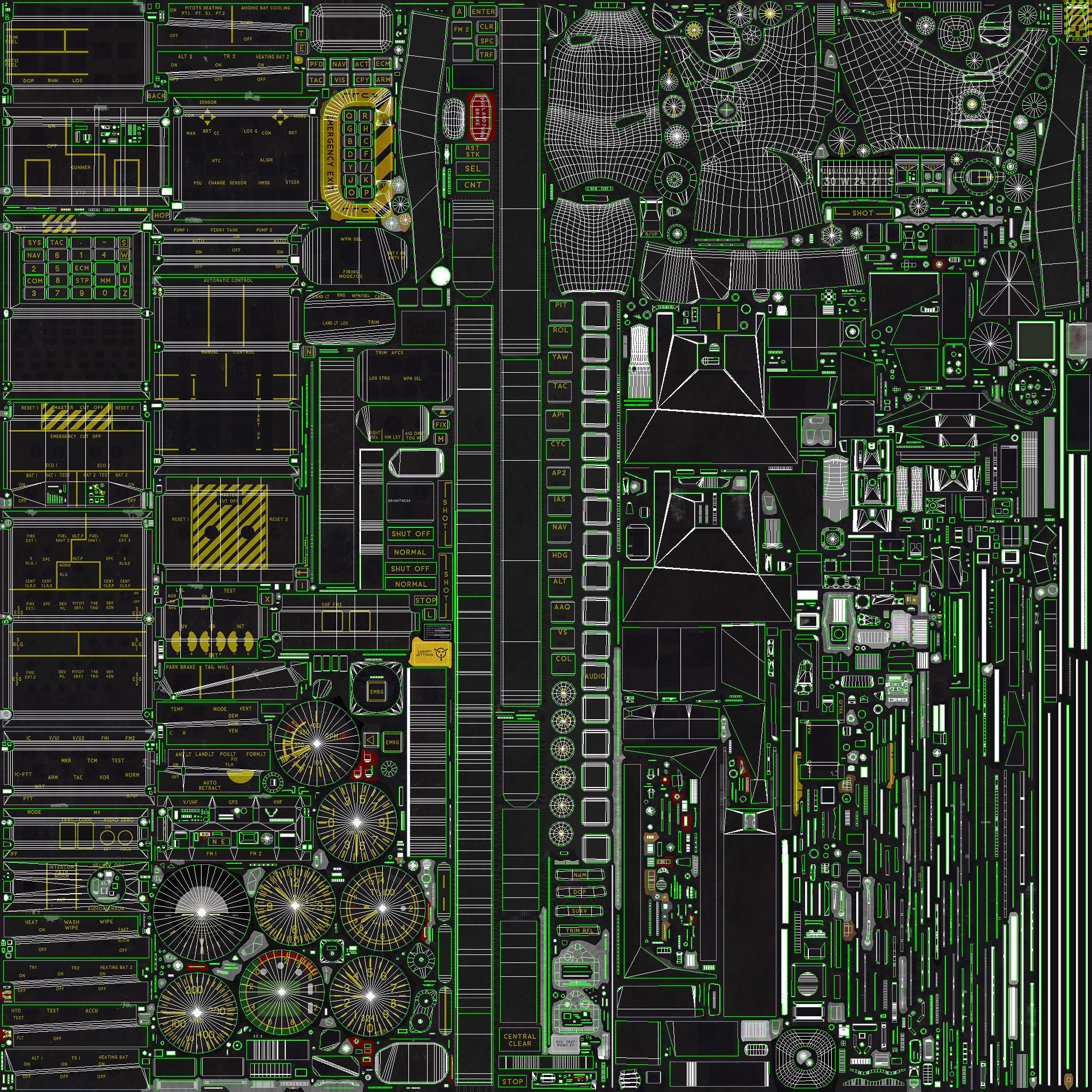 EC-665 Tiger HAD Block 2 France Basic Low-poly 3D model_63