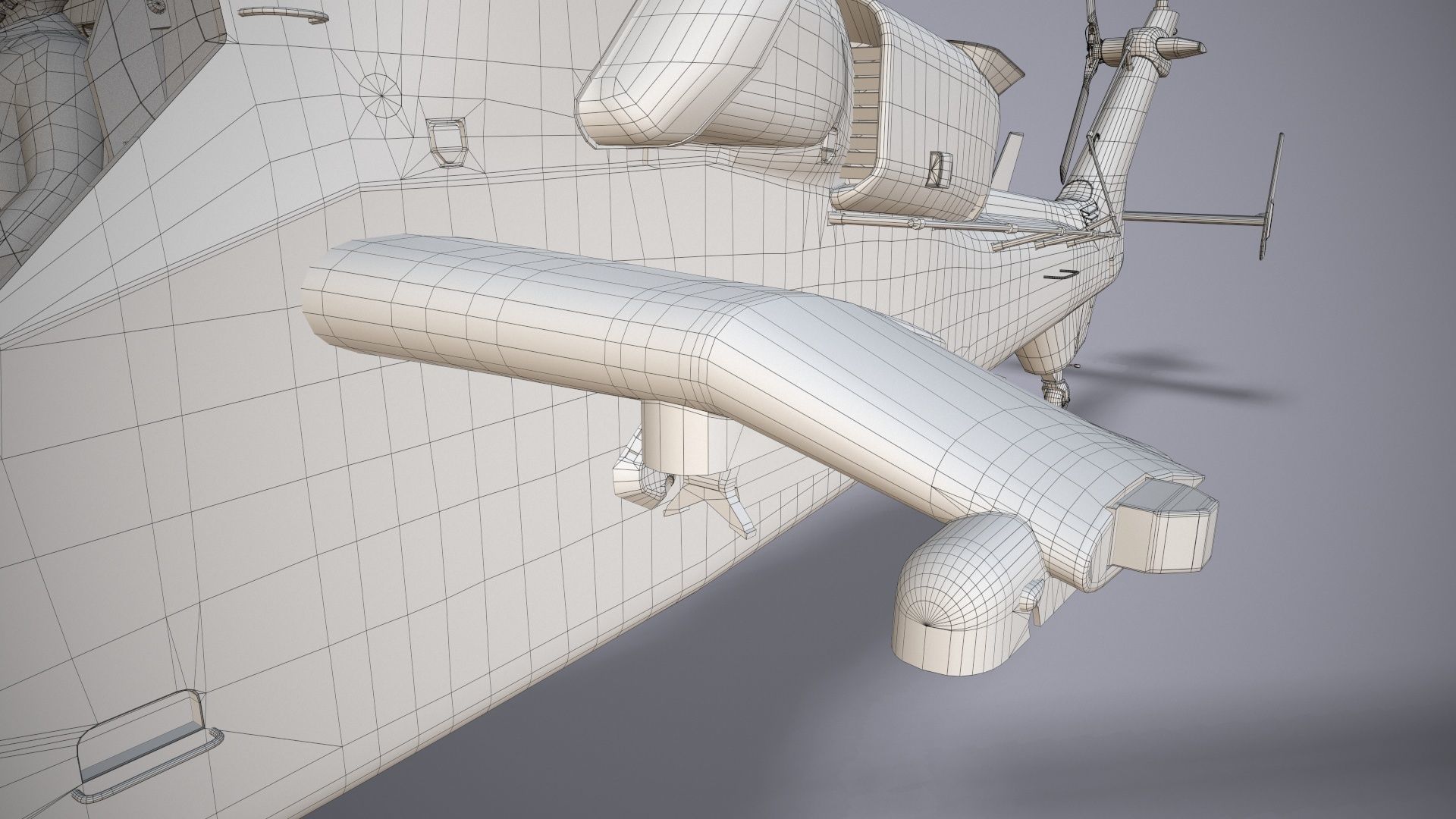 EC-665 Tiger HAD Block 2 France Basic Low-poly 3D model_39