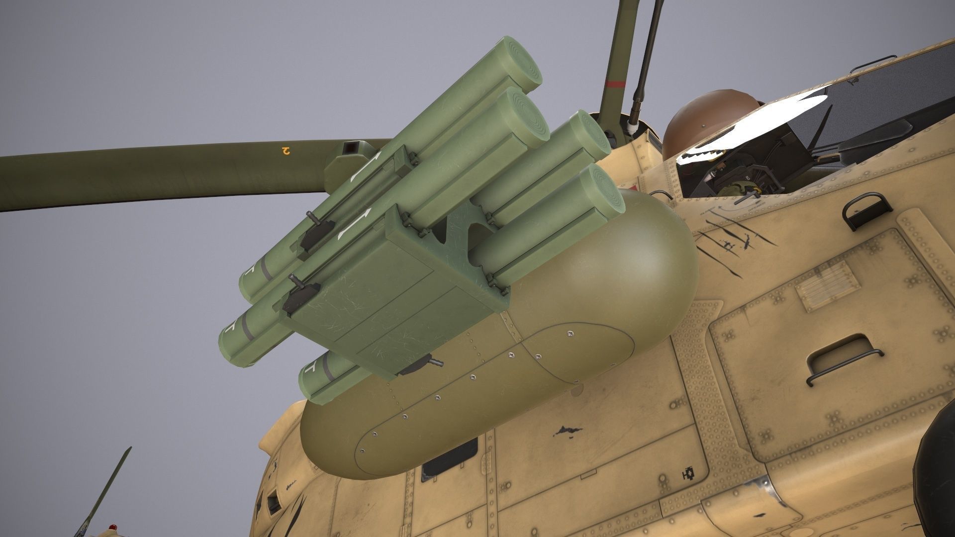 EC-665 Tiger HAD Block 2 France Basic Low-poly 3D model_24
