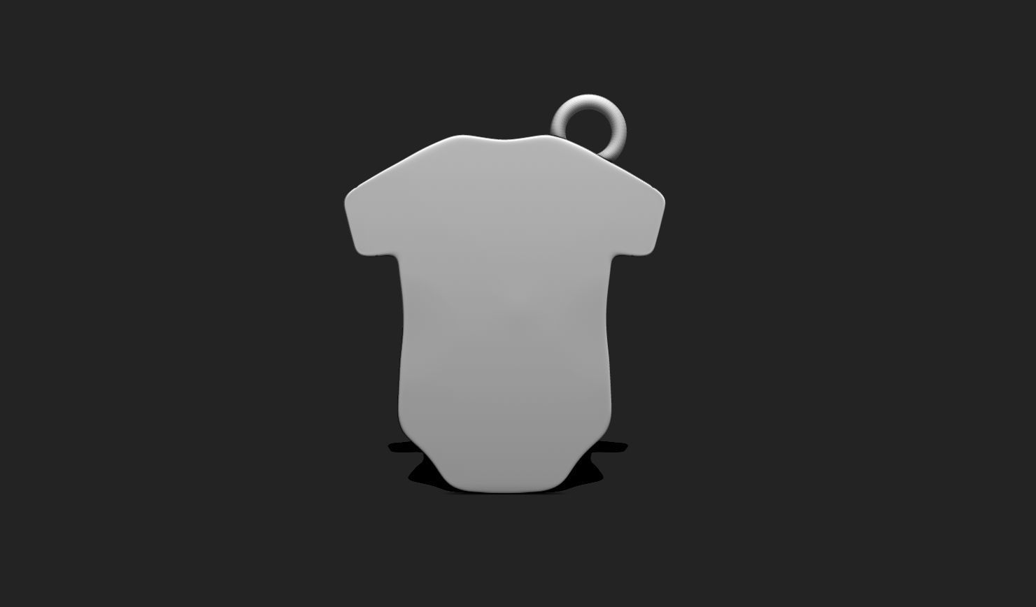 Baby Body Pendant - 3D STL File for 3D Printing 3D print model_8
