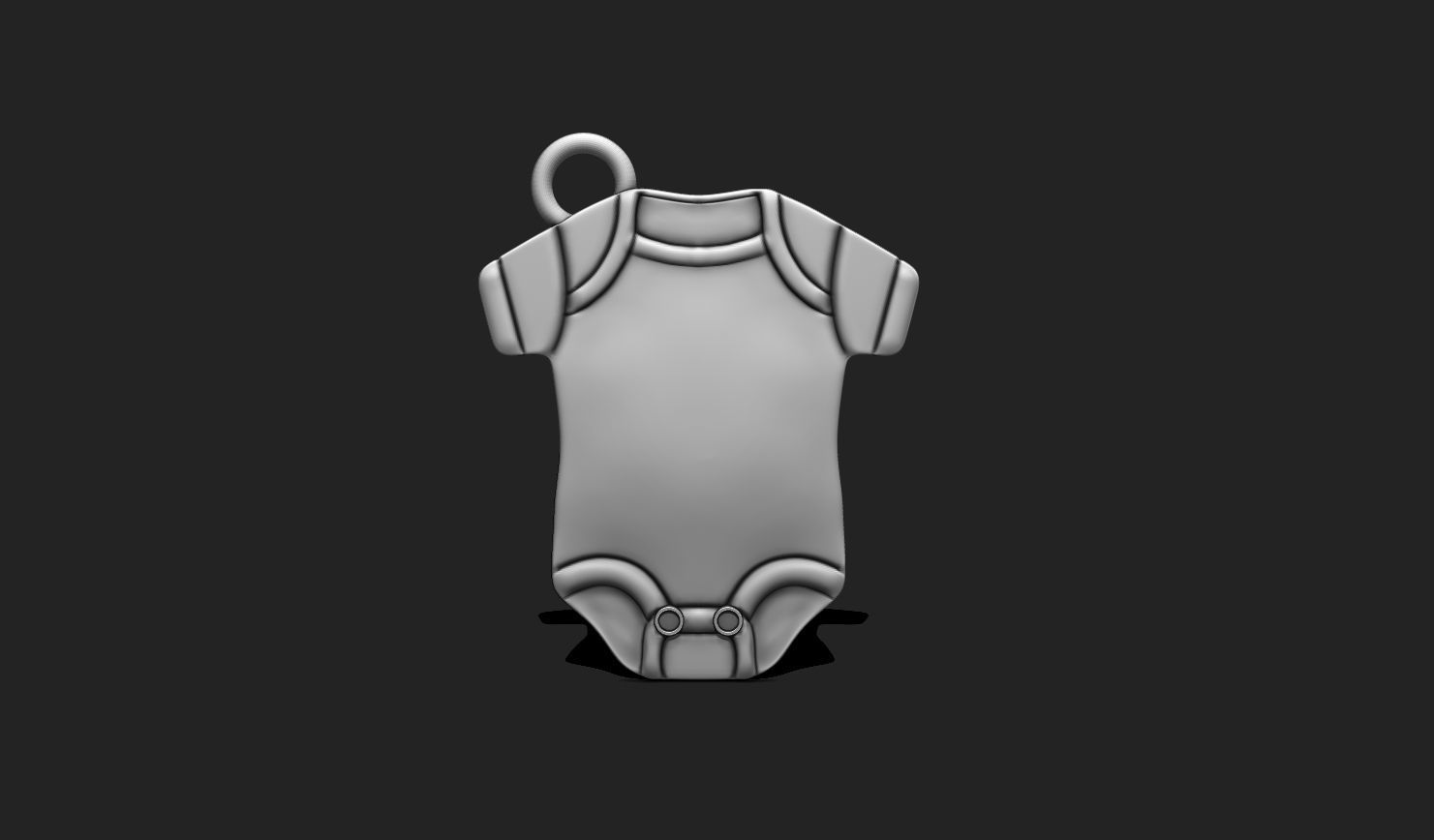 Baby Body Pendant - 3D STL File for 3D Printing 3D print model_5