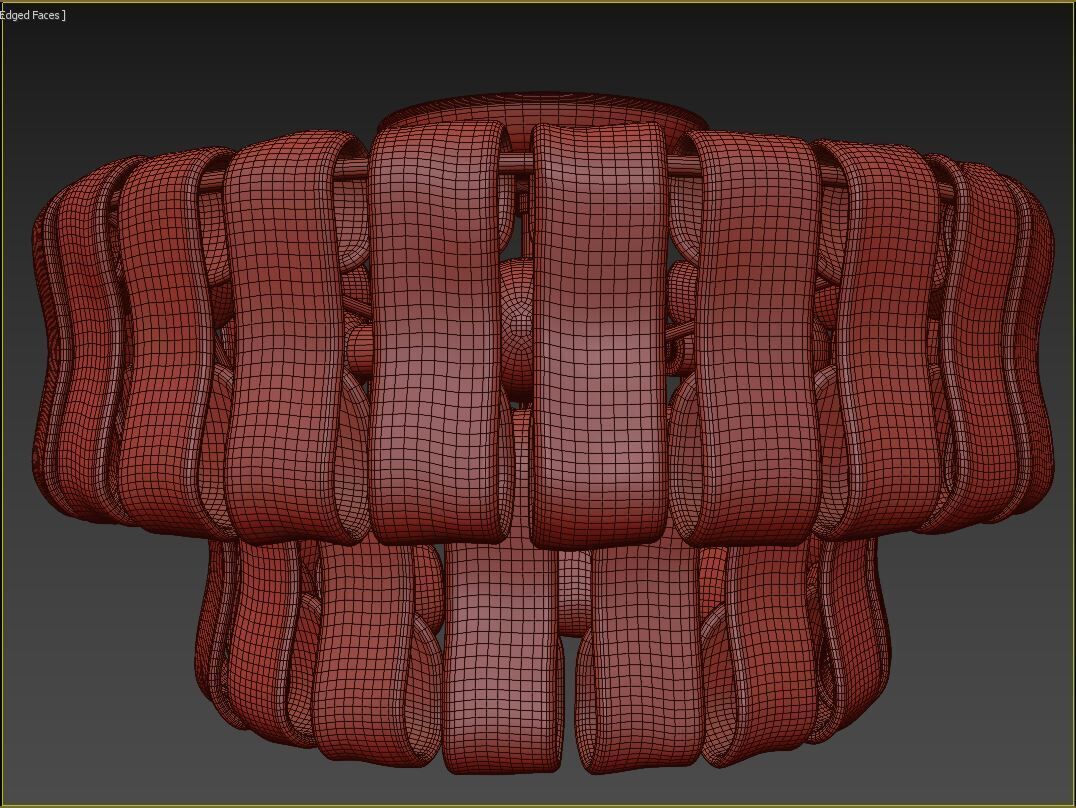 Ghiaccio Flush Mount 3D model_12