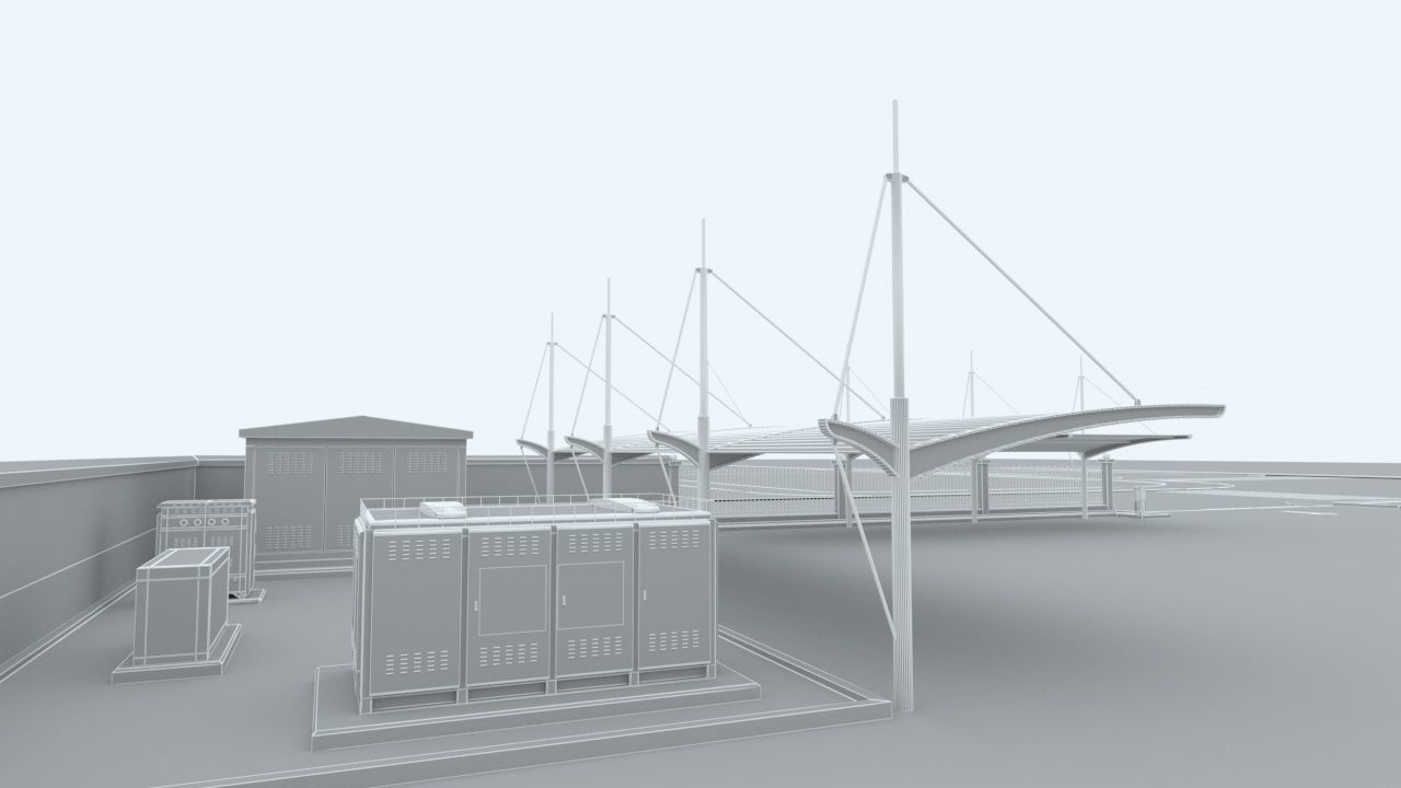 Gas Station 2 3D model_18