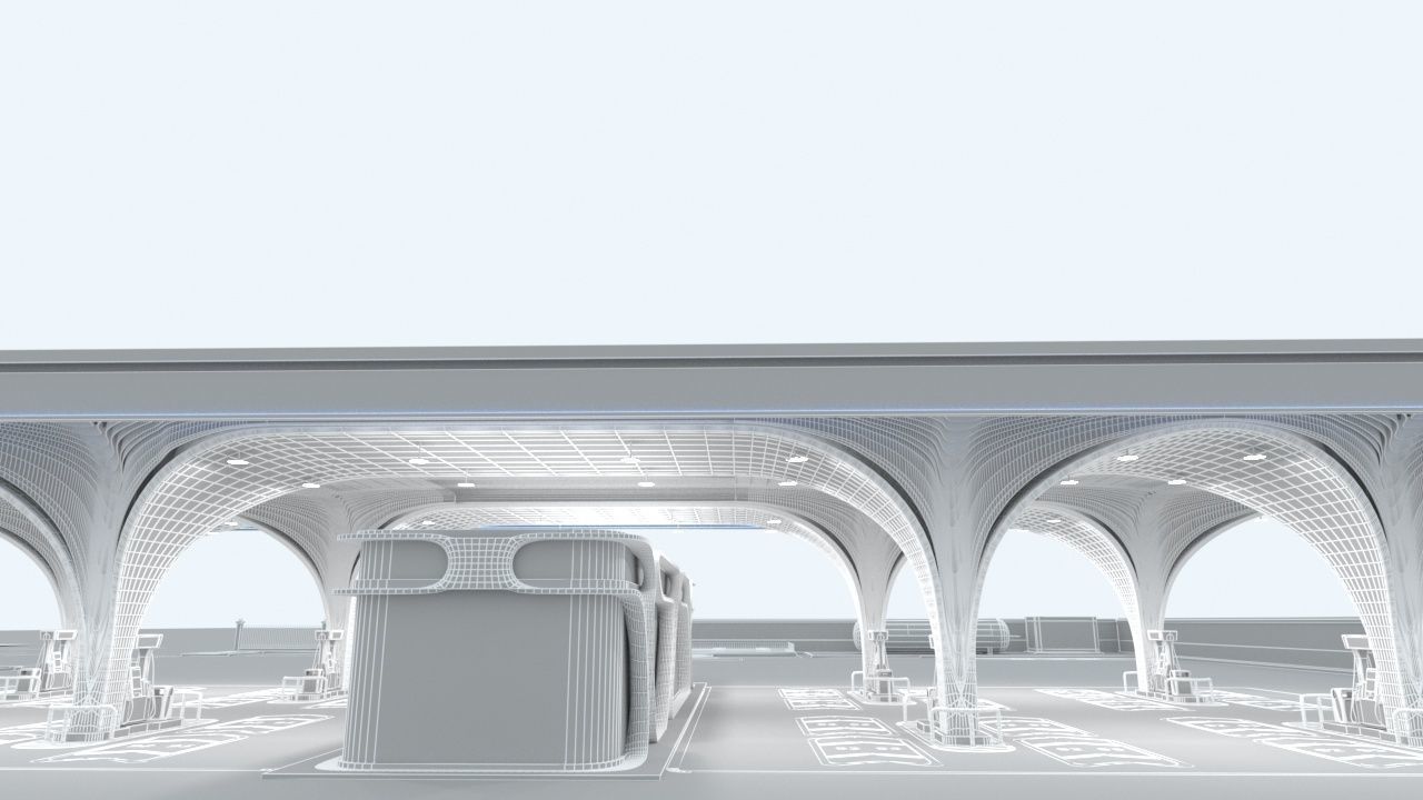 Gas Station 2 3D model_19