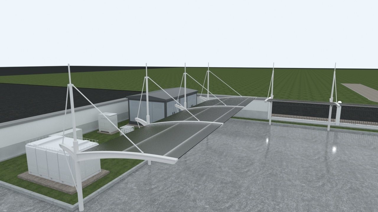 Gas Station 2 3D model_11