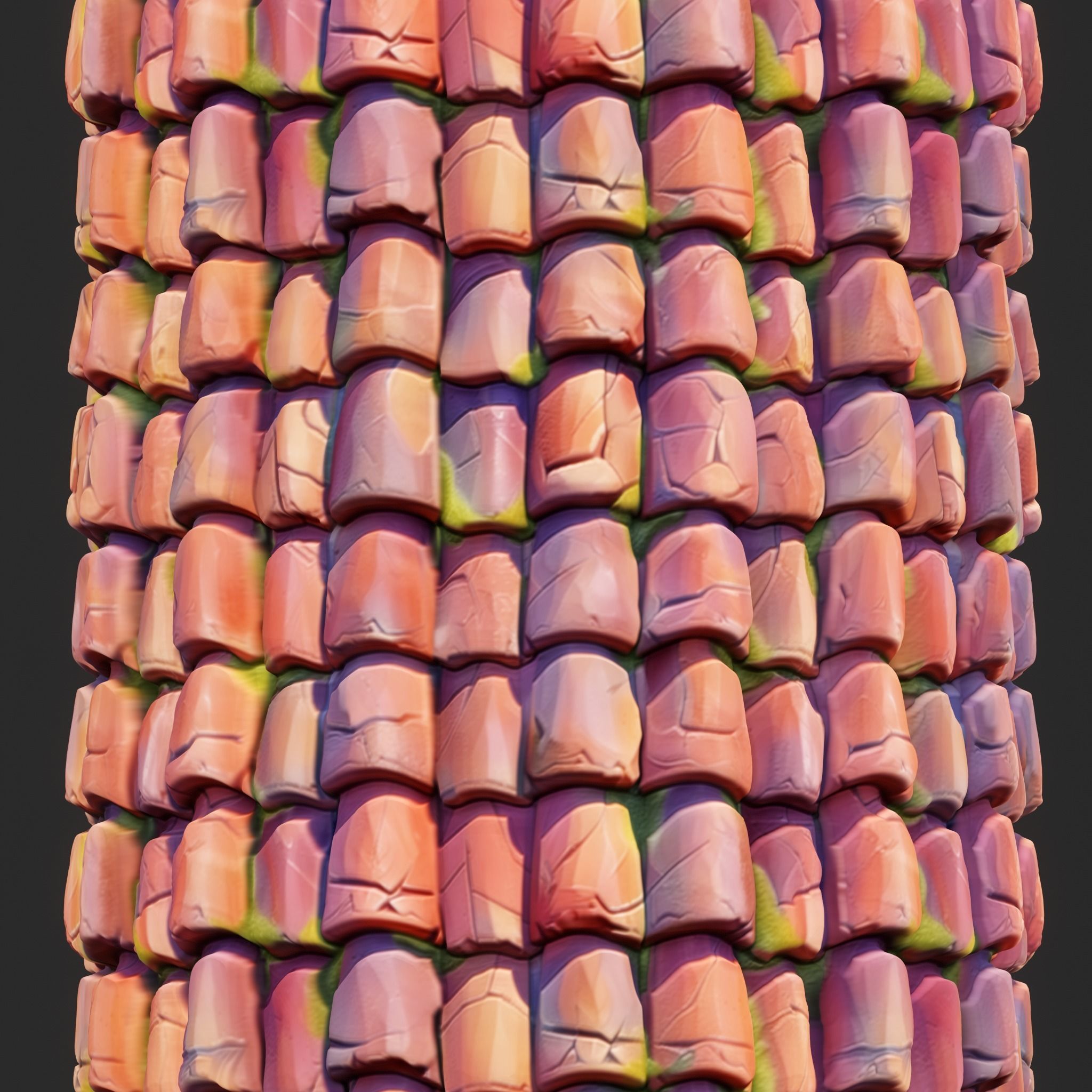  Stylized Roof Seamless Texture Texture_3