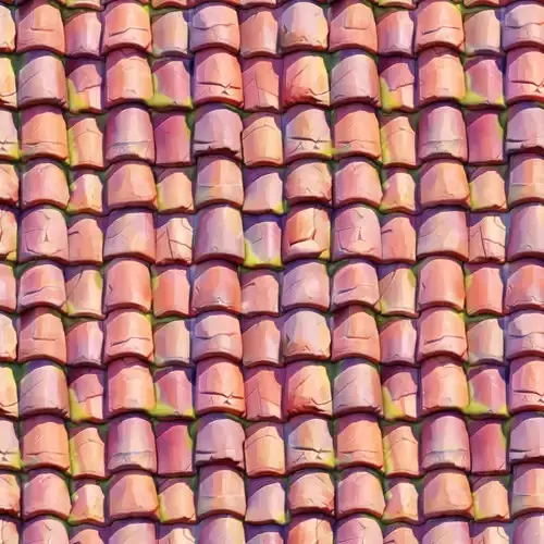 Stylized Roof Seamless Texture