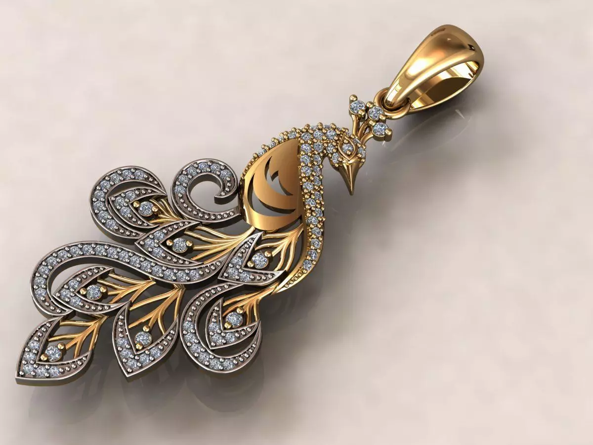 Firebird pendant phoenix phenix  3D print model_0