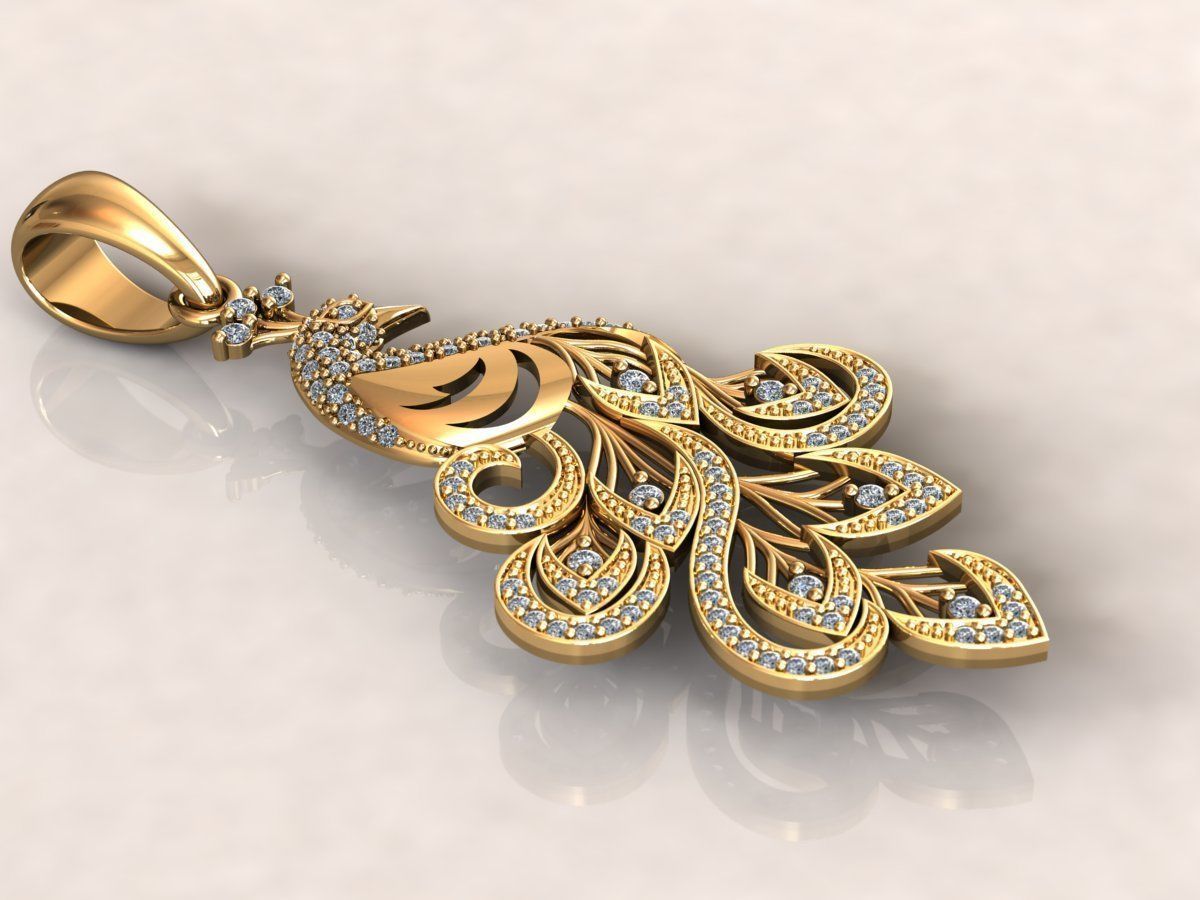 Firebird pendant phoenix phenix  3D print model_2