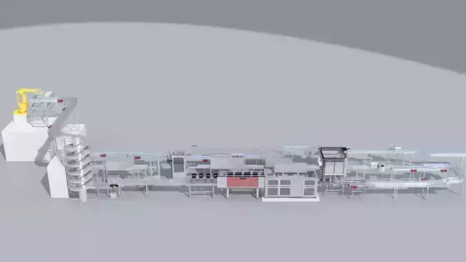 Milk Packaging - Palletizing Equipment Production Line