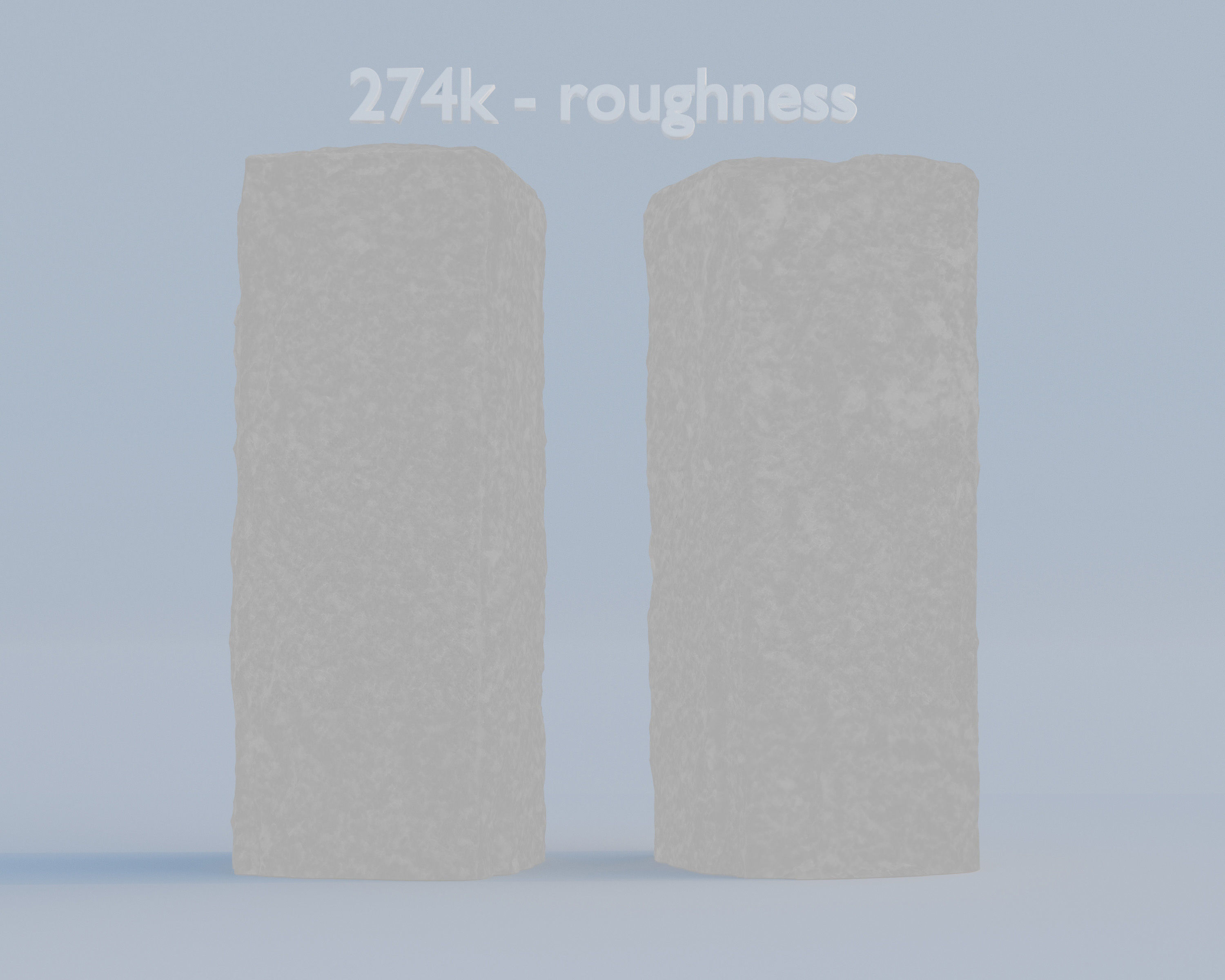 Granite Stone Bollard Photoscan 3D model_7