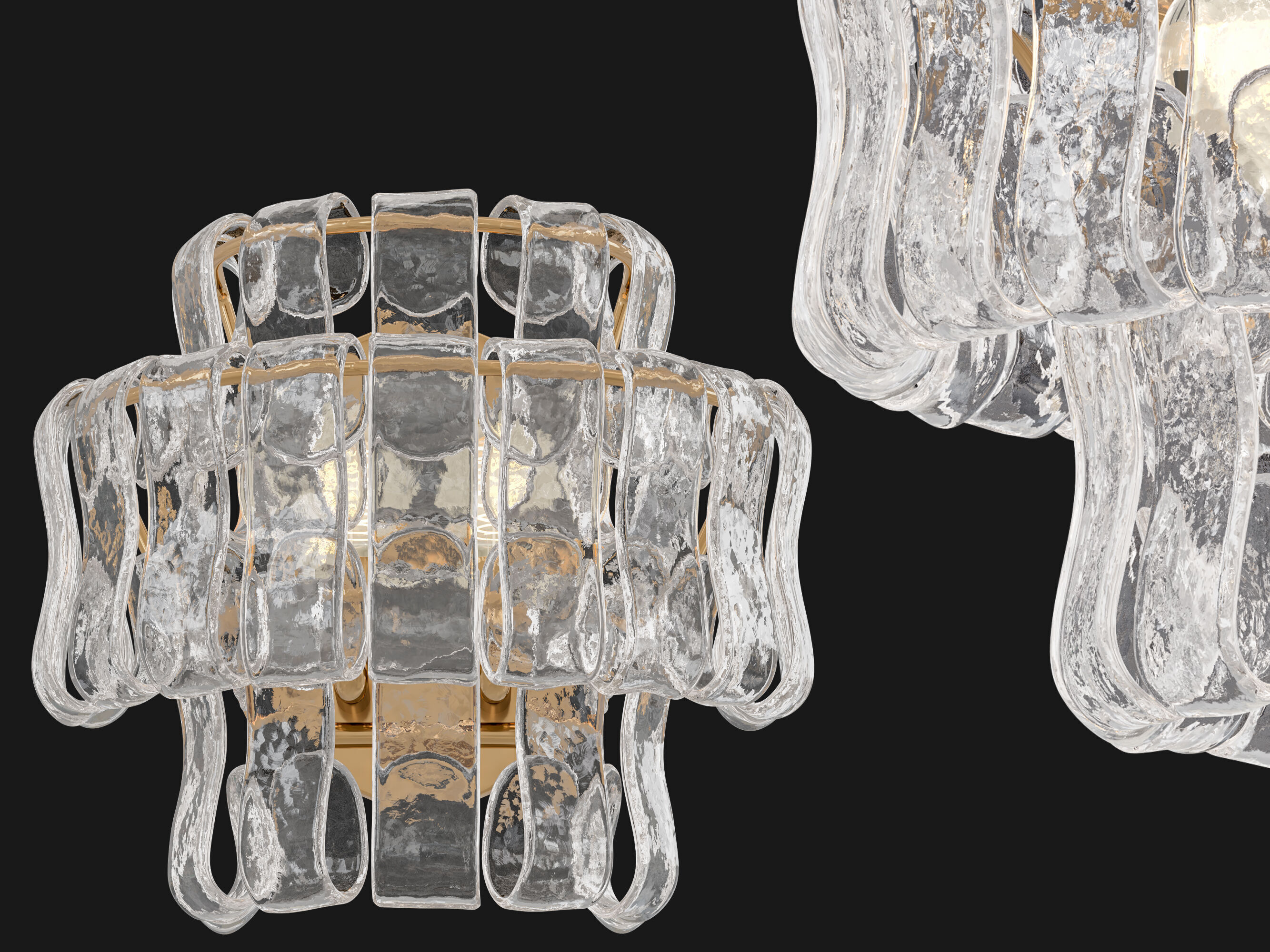 Ghiaccio Sconce 3D model_1