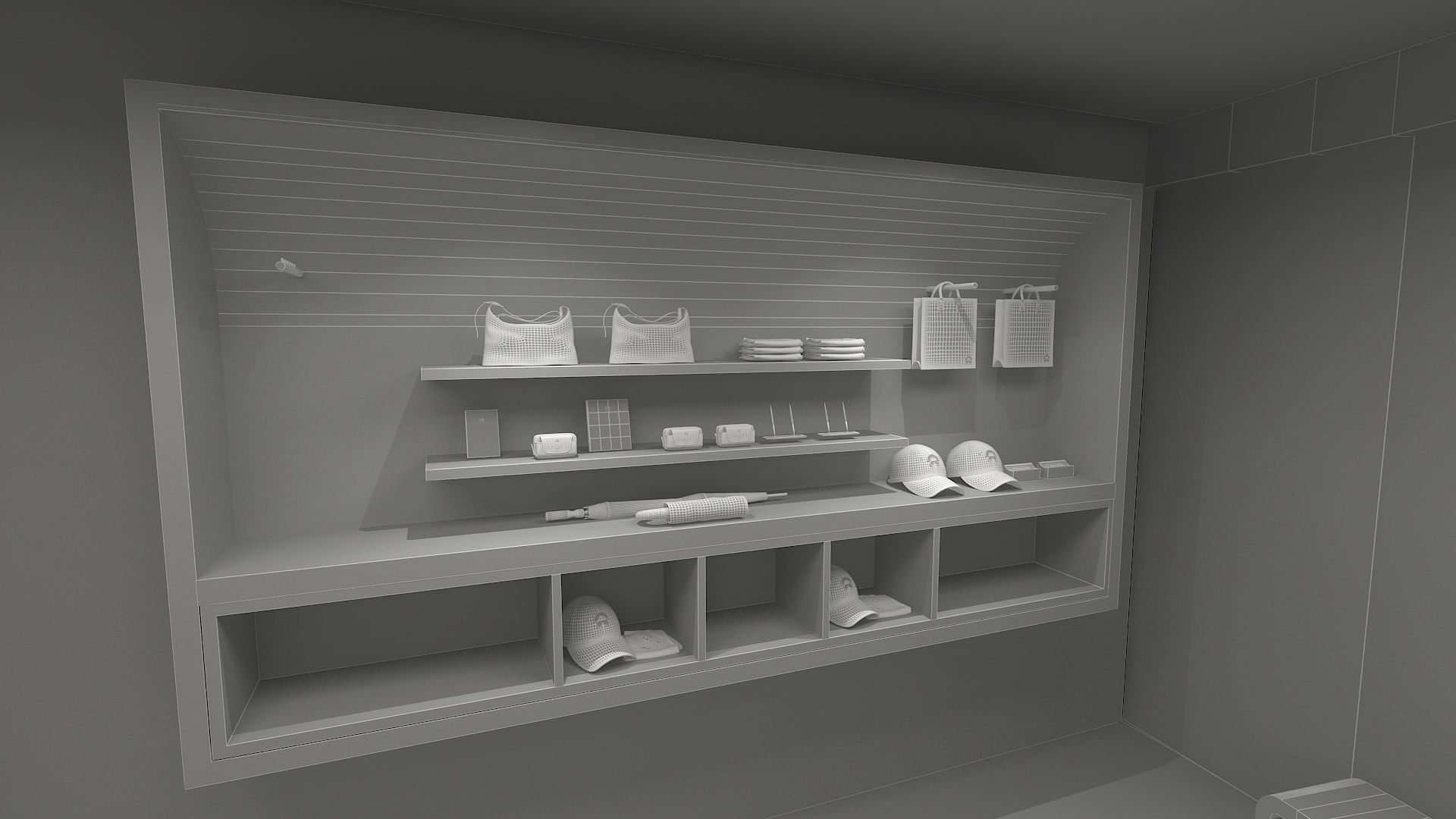 NIO Auto Mall Exhibition Hall 3D model_16