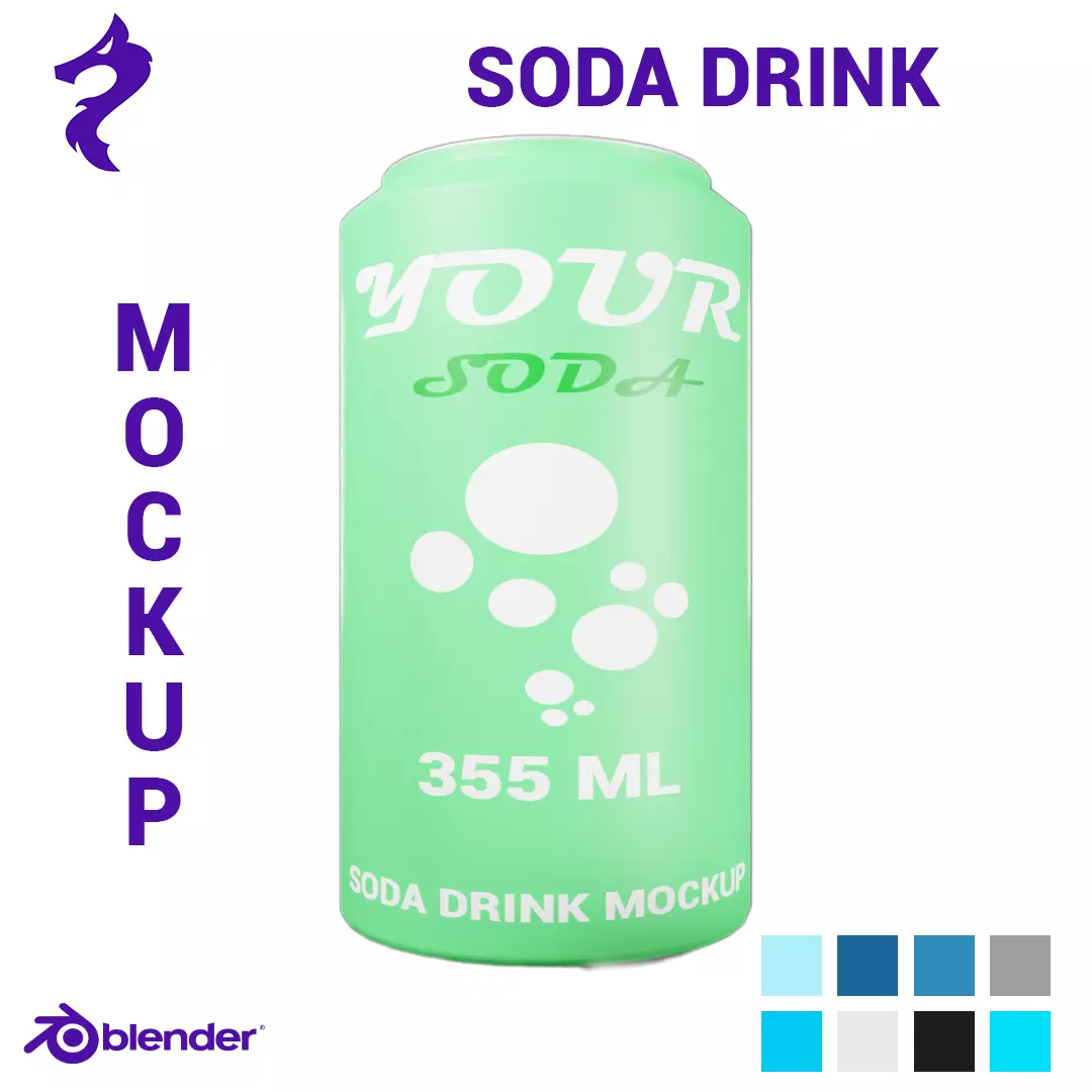 soda can 355ml 3d model 3D model_0