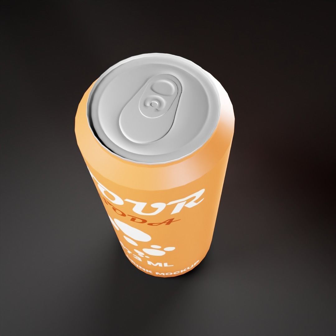 Soda Can 473ml 3d model 3D model_1