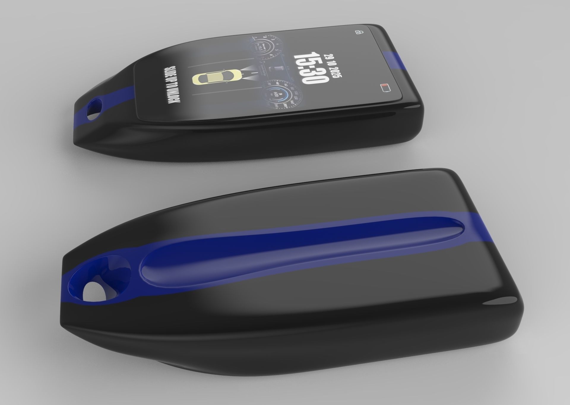 CAR KEY 08 3D model_10