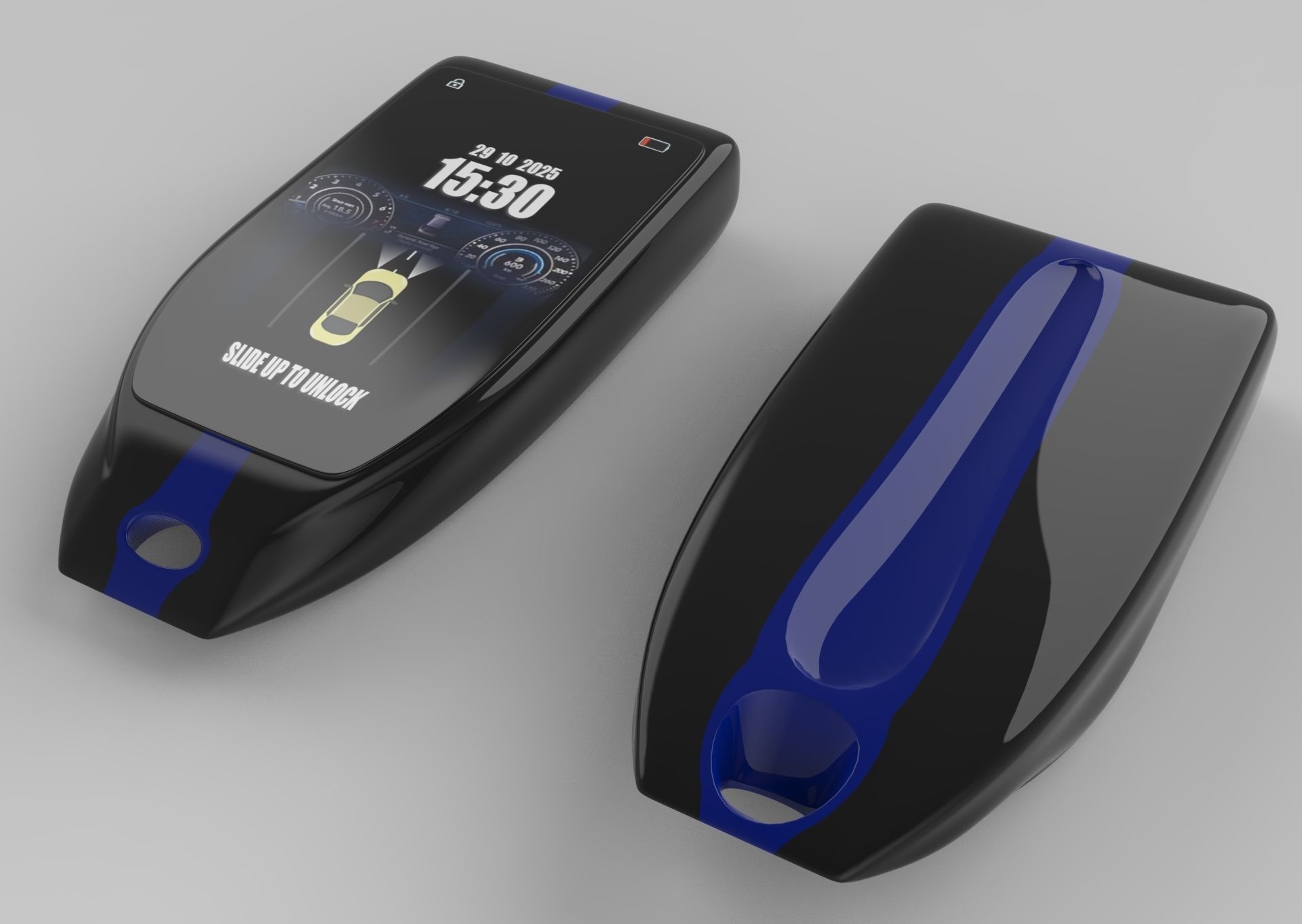 CAR KEY 08 3D model_1