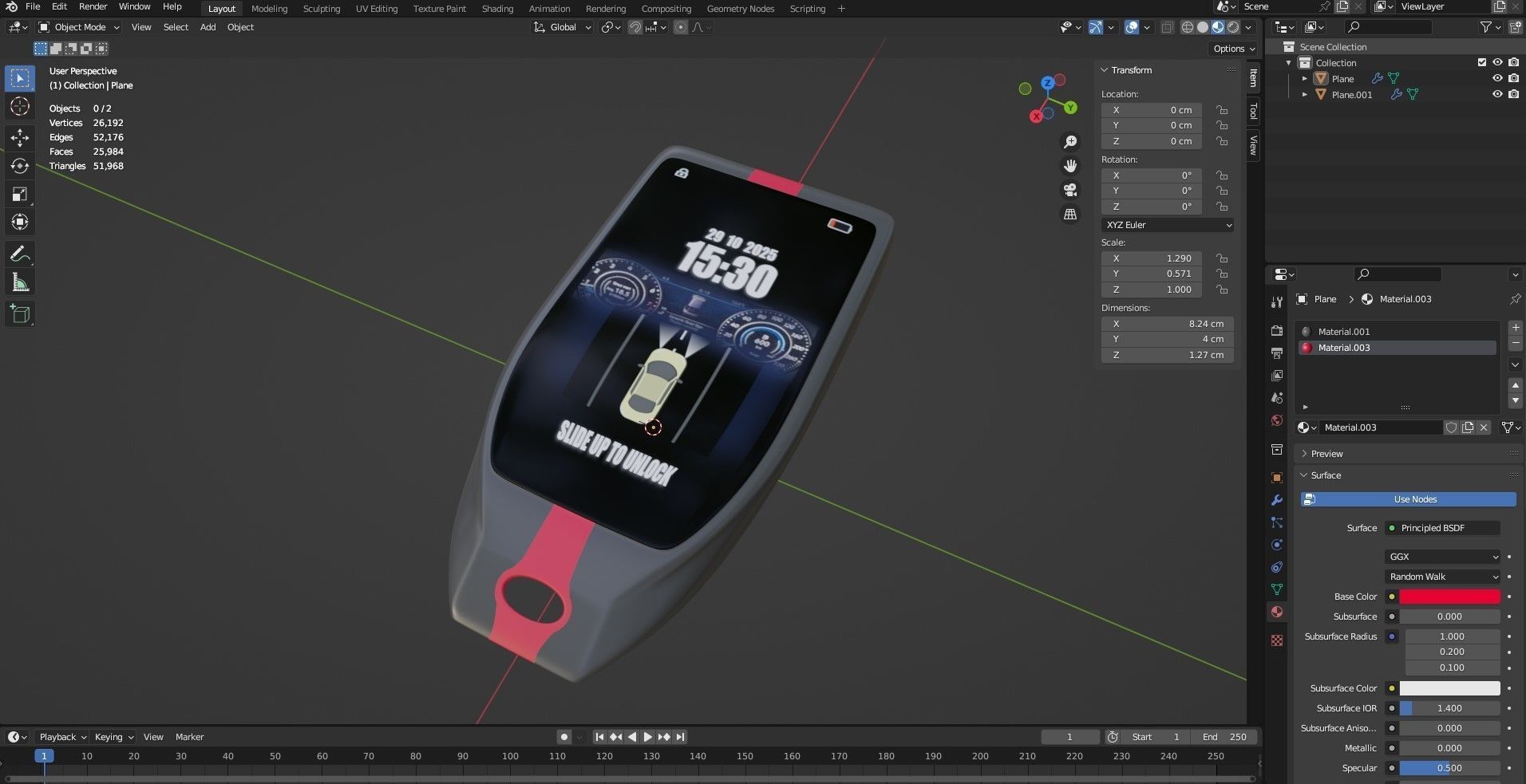 CAR KEY 08 3D model_3