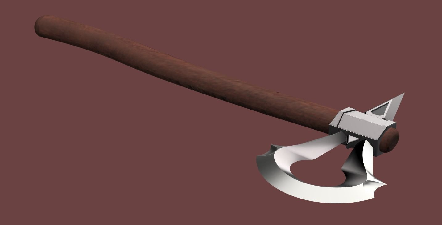 Assassins Creed III - Connor Kenway tomahawk 3D print model_1