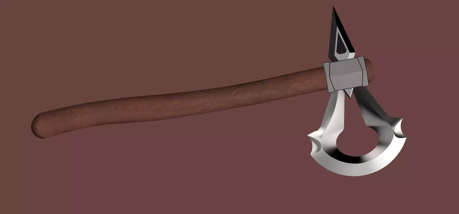 Assassins Creed III - Connor Kenway tomahawk 3D print model_0