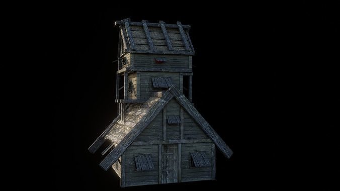 Medieval Building House 3D model