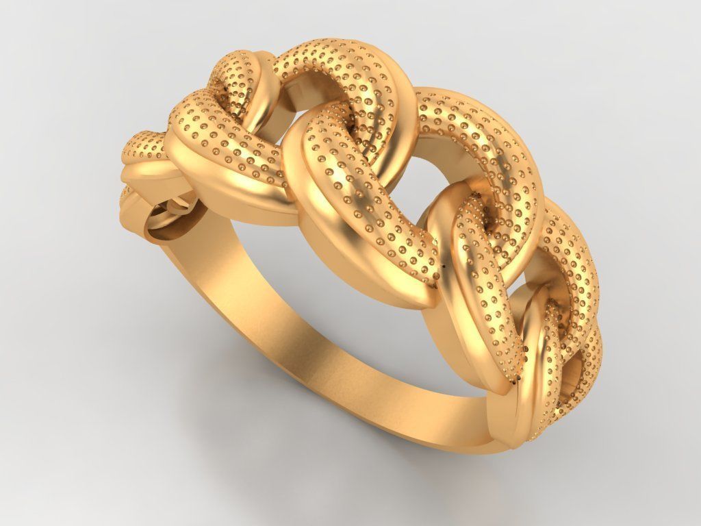Chain RIng 3D print model_6