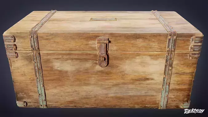 SUBURBS - Crate 01 - LOW POLY 