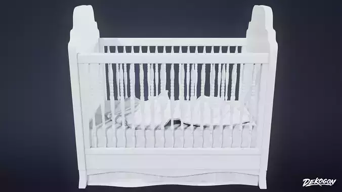 SUBURBS - Crib Baby 01 - LOW POLY AND NANITE