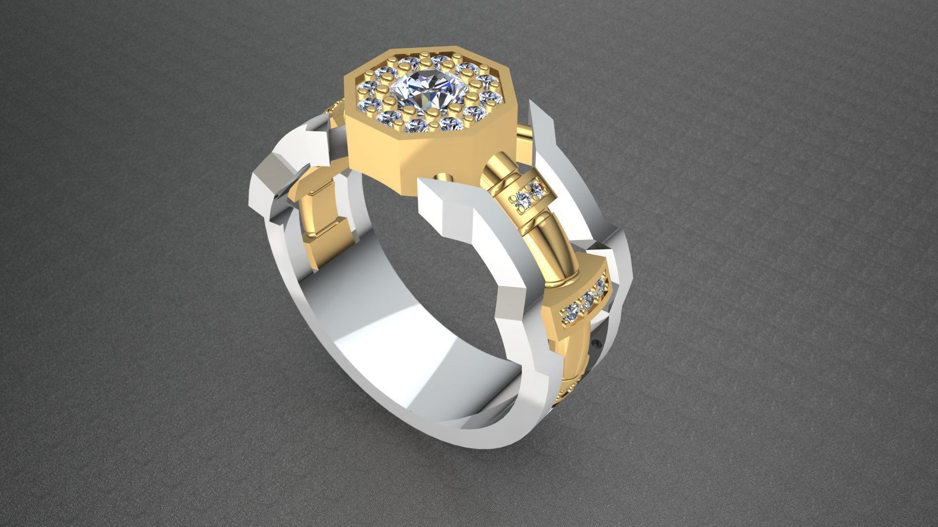 Ring G11 3D print model_1