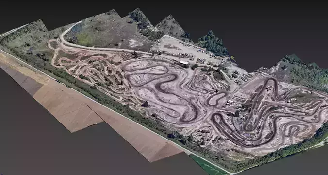 MSC Grevenbroich Motocross 3D Scan 