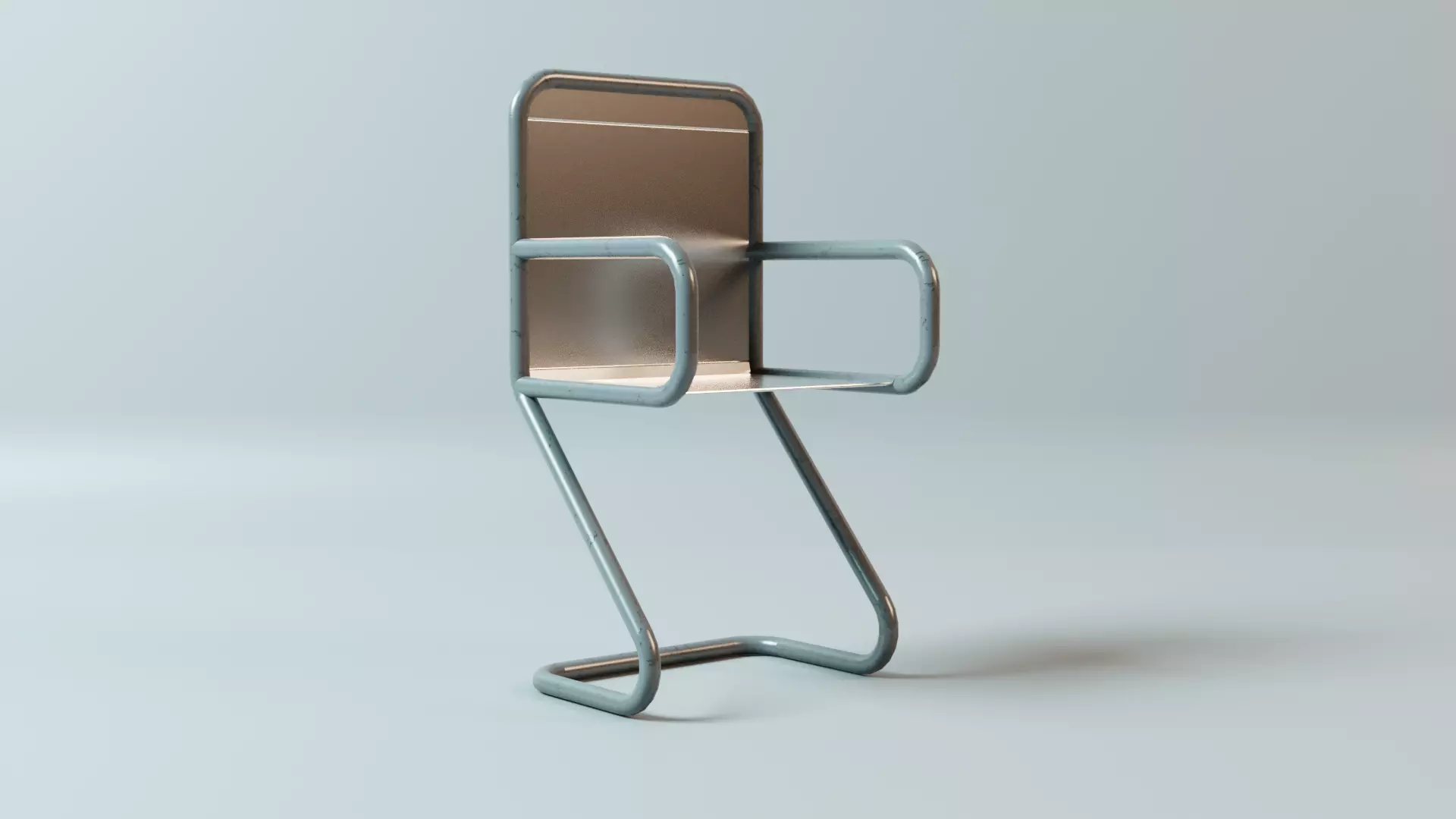 Metalic Chair Free 3D model