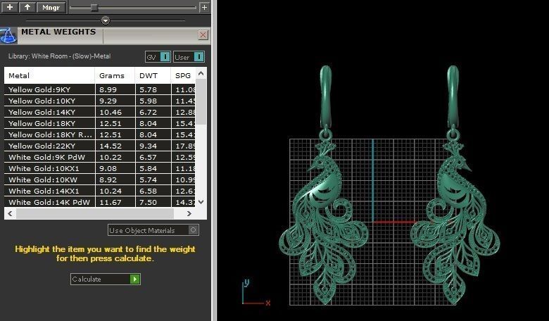 Phoenix pendant earrings set Firebird  3D print model_7