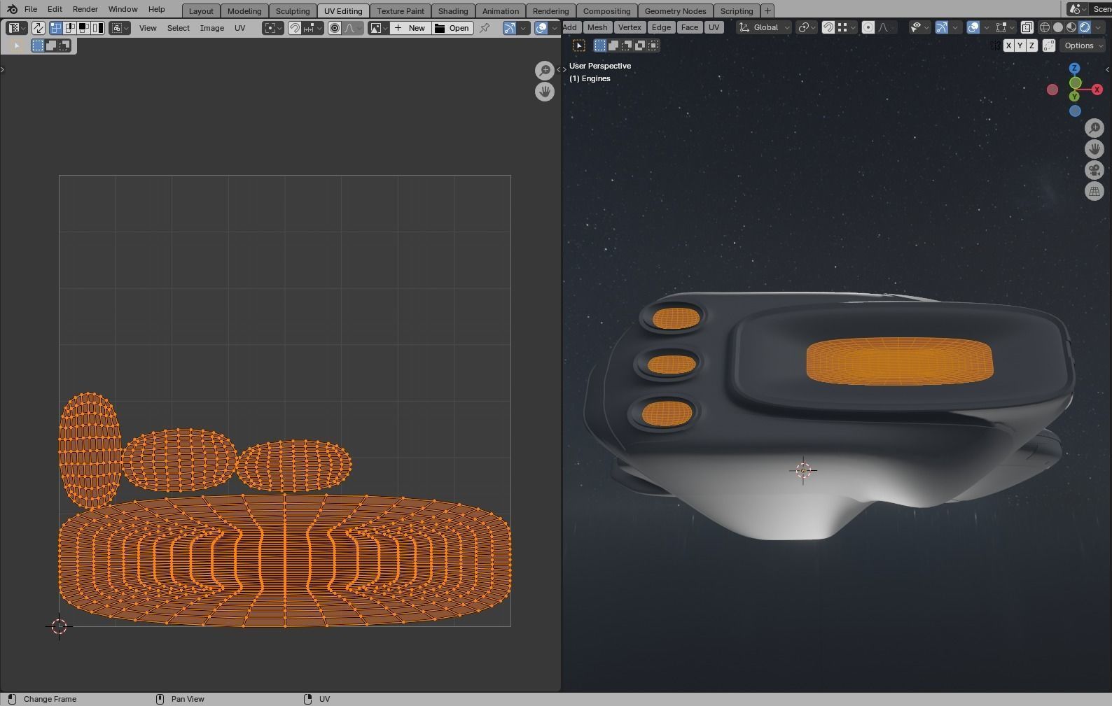 Carrier Spaceship 3D model_37