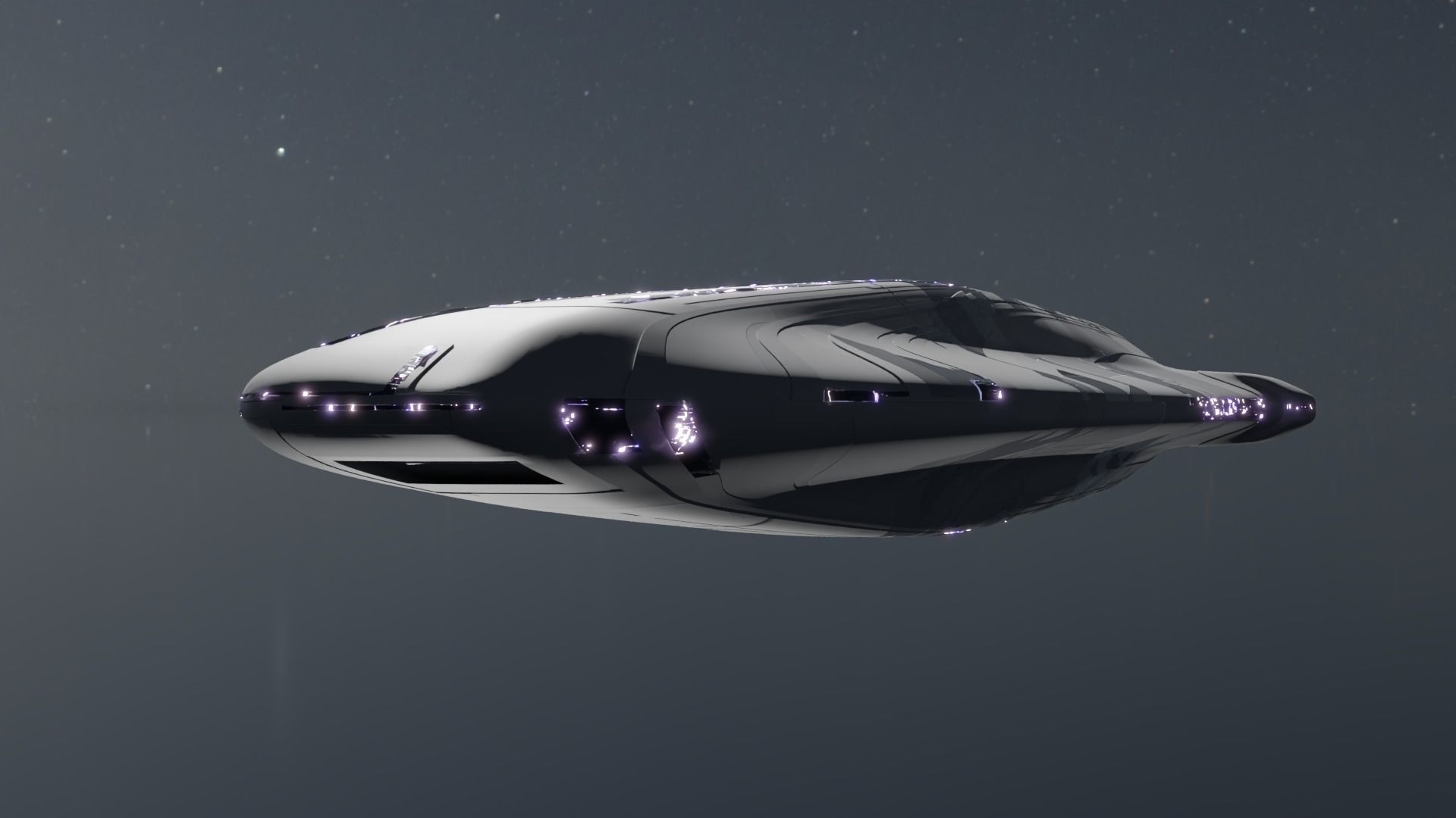 Carrier Spaceship 3D model_5