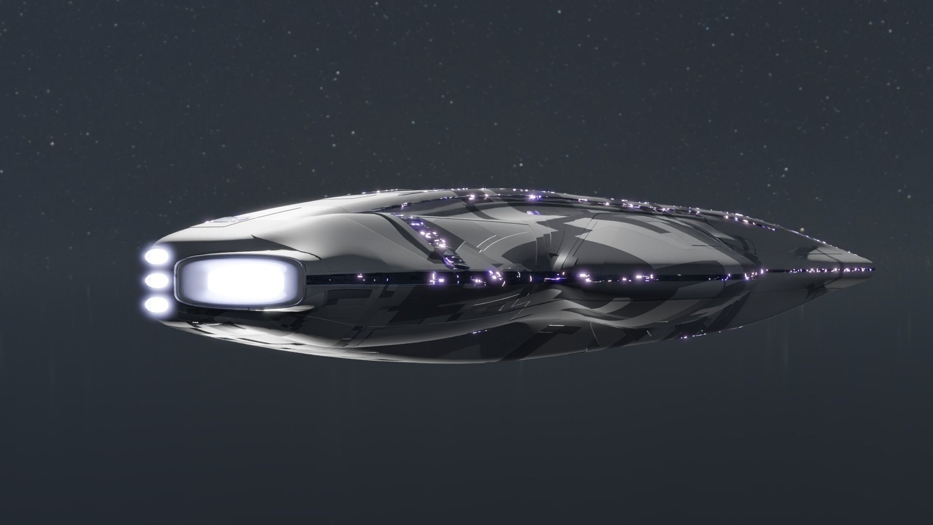 Carrier Spaceship 3D model_16