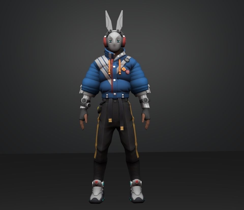 jet default 3D model_1